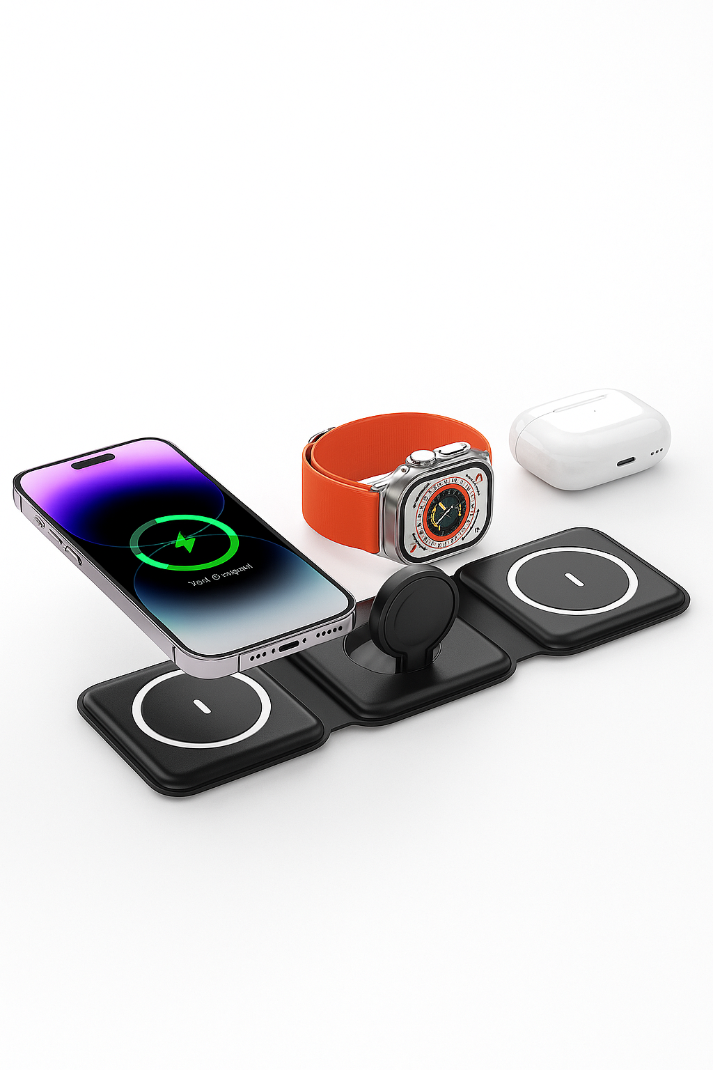 3-in-1 Foldable Magnetic Wireless Charging Junction