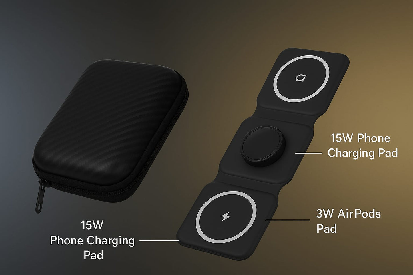 3-in-1 Foldable Magnetic Wireless Charging Junction